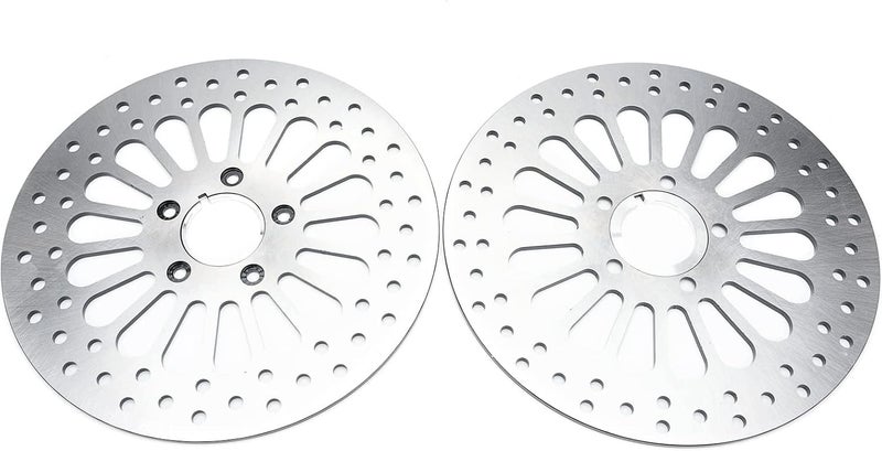 LEABON 11.5" Front Rear Brake Rotor Compatible with Harley Davidson Touring Sportster Dyna Softail Fxrs Dyna Super Glide 1984-2019 2PCS - Image 4